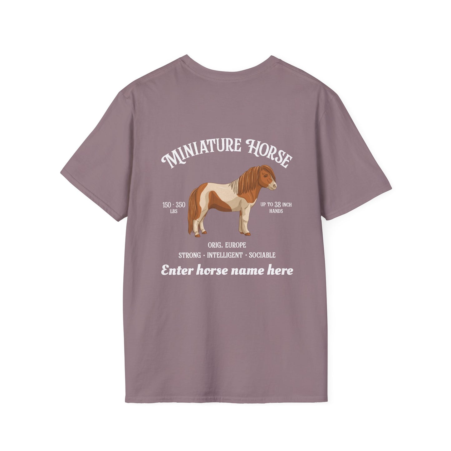 Miniature Horse T-Shirt — Personalized Tee