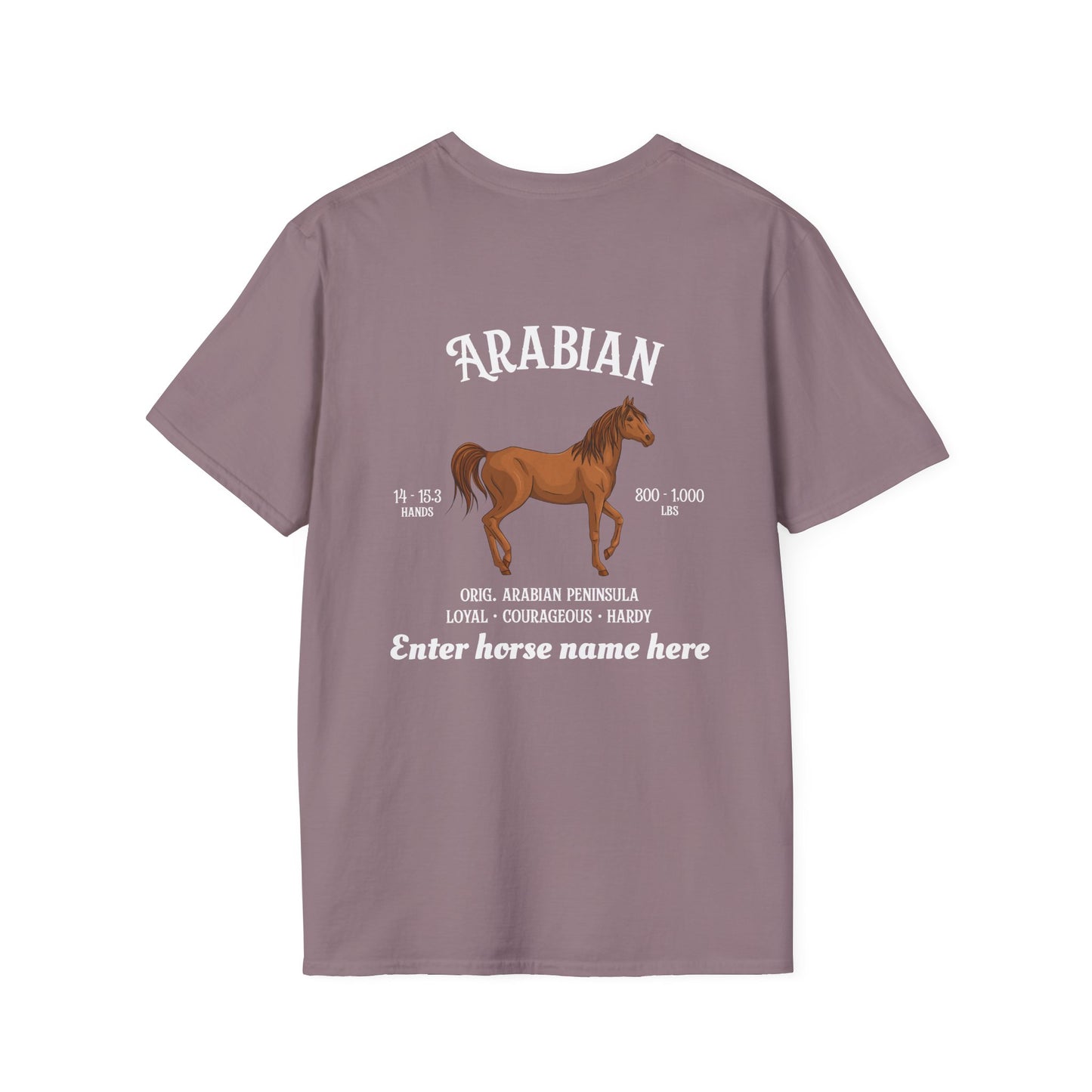 Arabian Horse T-Shirt — Personalized Graphic Tee