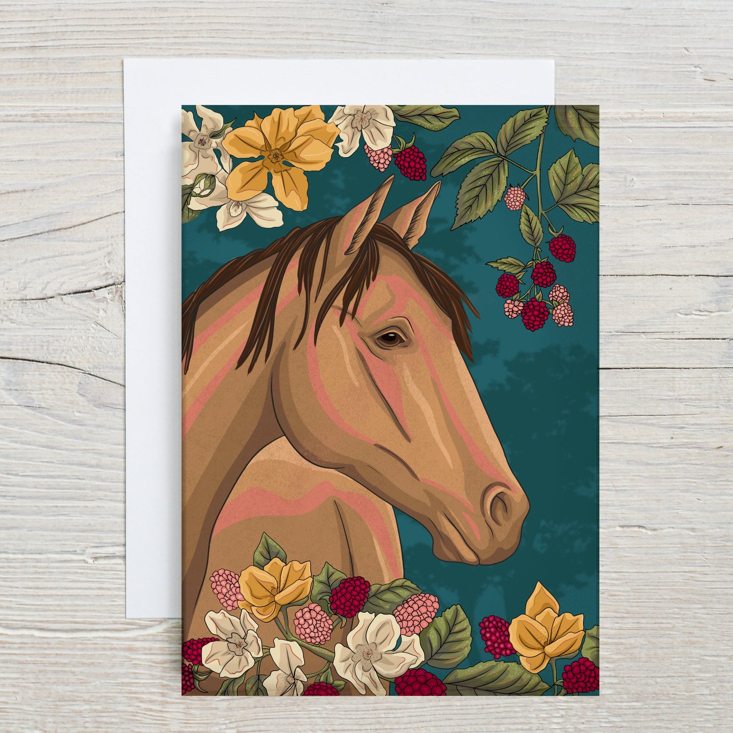 Blackberries Greeting Card