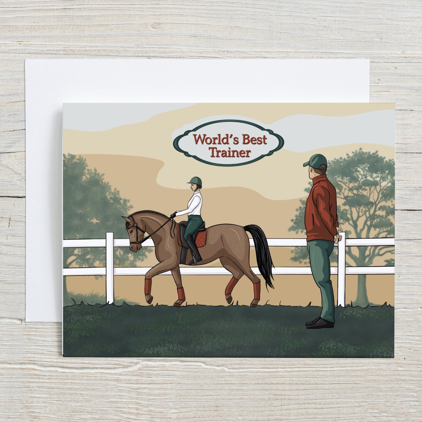 Best Trainer Man Greeting Card