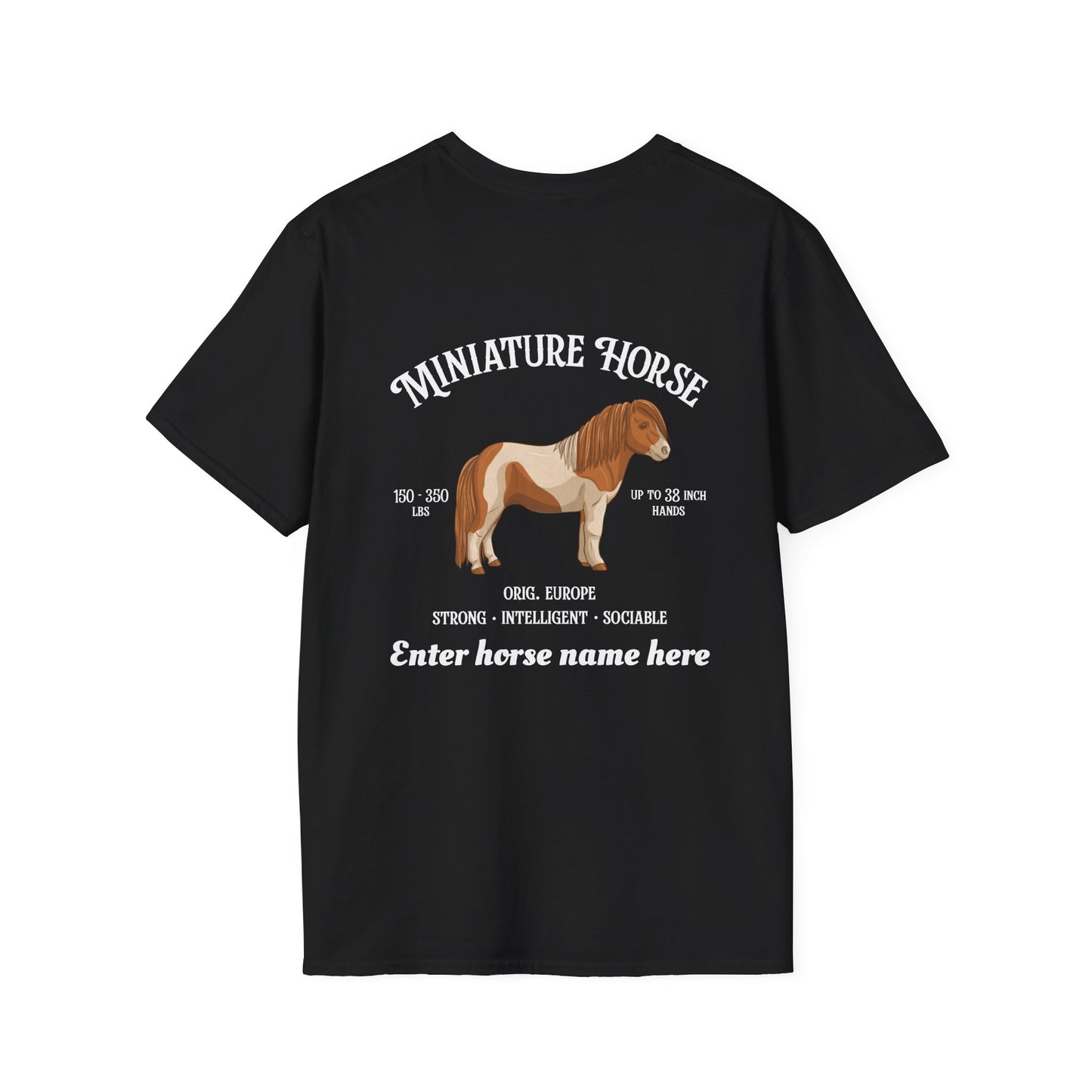 Miniature Horse T-Shirt — Personalized Tee