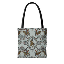 Load image into Gallery viewer, Vintage Inspired Dressage Crests Tote Bag
