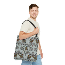 Load image into Gallery viewer, Vintage Inspired Dressage Crests Tote Bag
