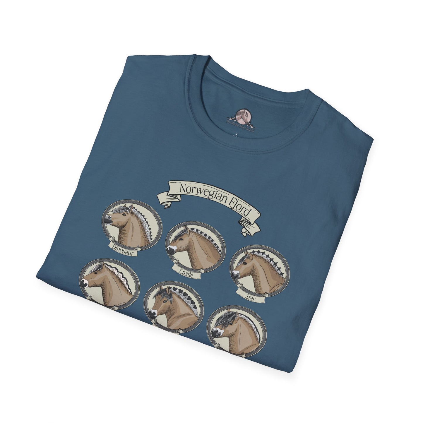Fjord Mane Syles T-shirt - Vintage Graphic Design