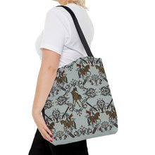 Load image into Gallery viewer, Vintage Inspired Dressage Crests Tote Bag
