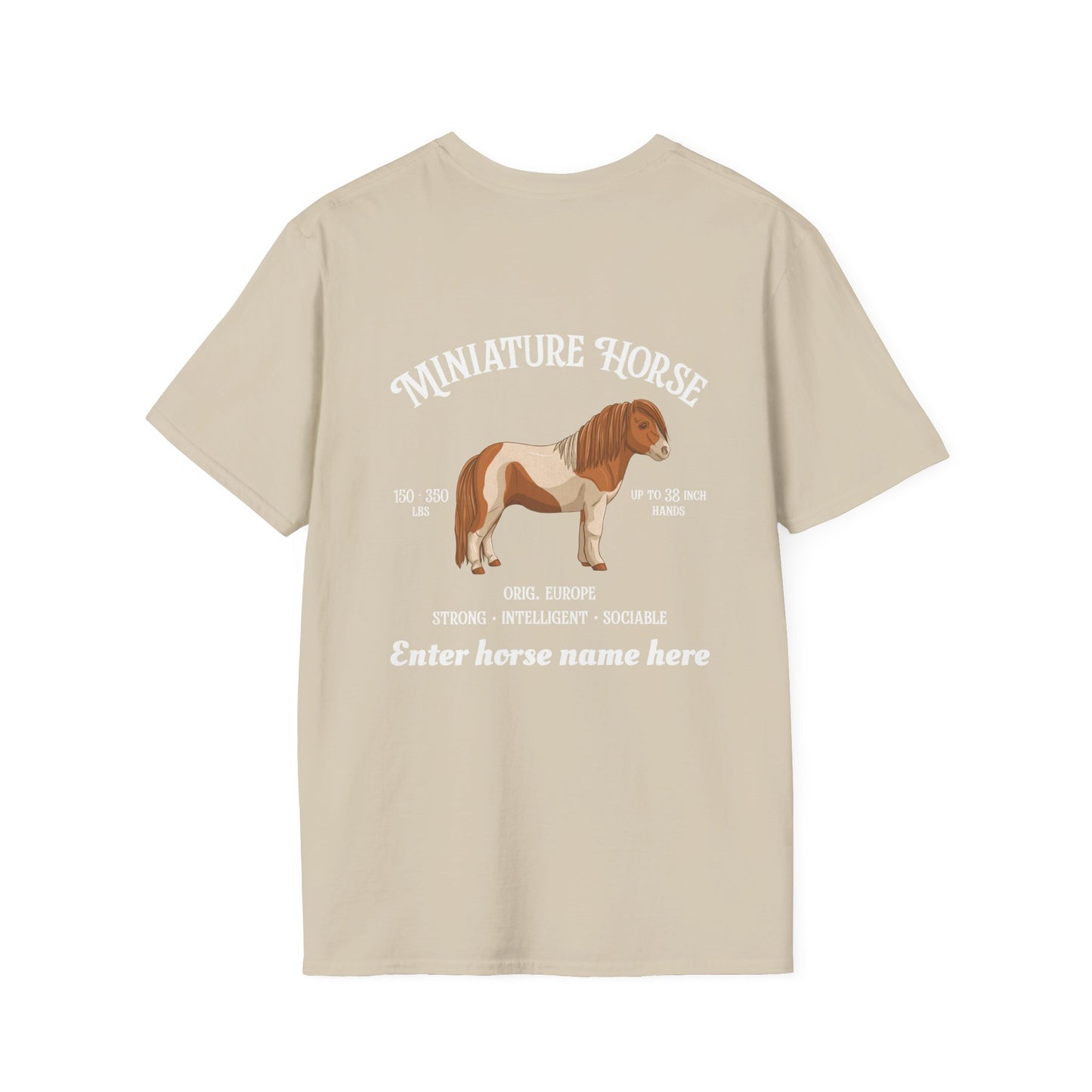 Miniature Horse T-Shirt — Personalized Tee