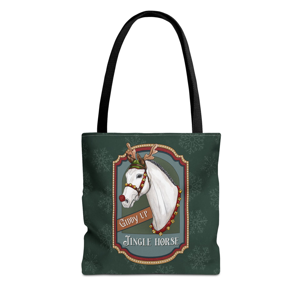 Holiday Jingle Horse Tote Bag