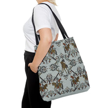 Load image into Gallery viewer, Vintage Inspired Dressage Crests Tote Bag
