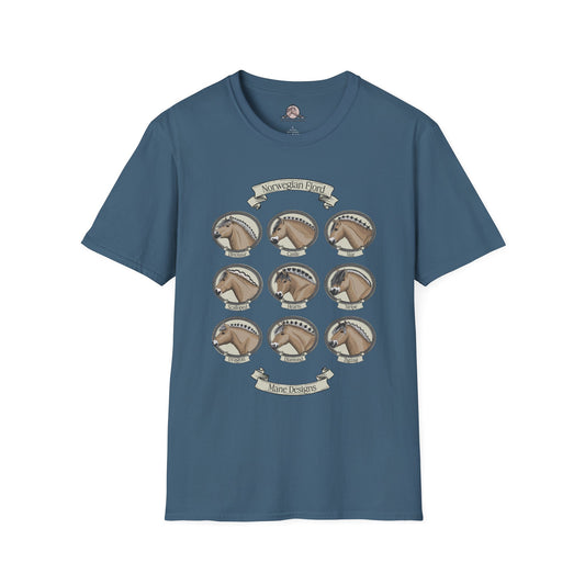 Fjord Mane Syles T-shirt - Vintage Graphic Design