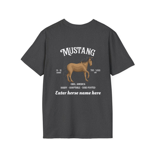 Mustang Horse T-Shirt — Personalized Graphic Tee