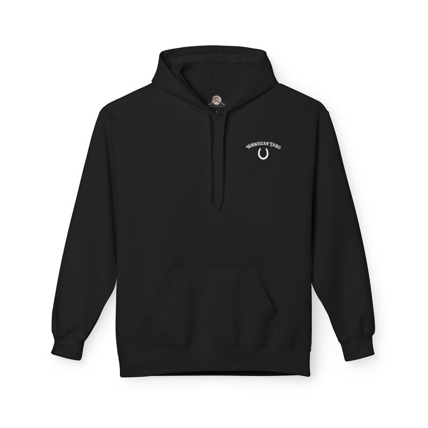Norwegian Fjord Horse Hoodie — Custom Name, Breed Info Equestrian Pullover