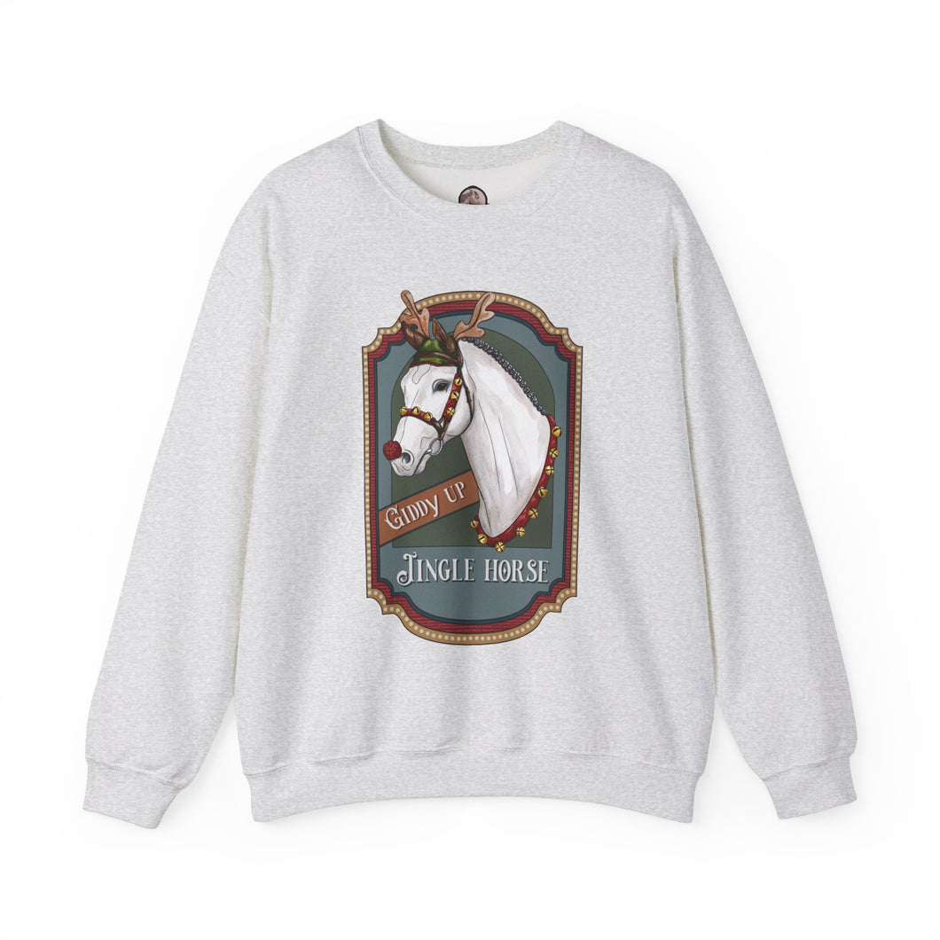 Jingle Horse Holiday Crewneck Sweatshirt