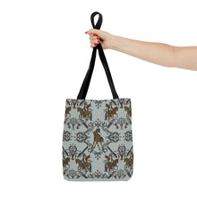 Load image into Gallery viewer, Vintage Inspired Dressage Crests Tote Bag
