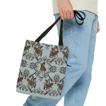 Load image into Gallery viewer, Vintage Inspired Dressage Crests Tote Bag
