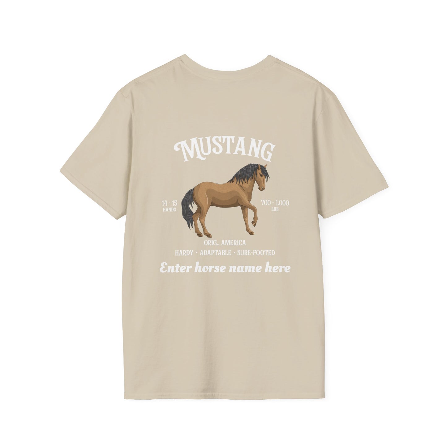 Mustang Horse T-Shirt — Personalized Graphic Tee