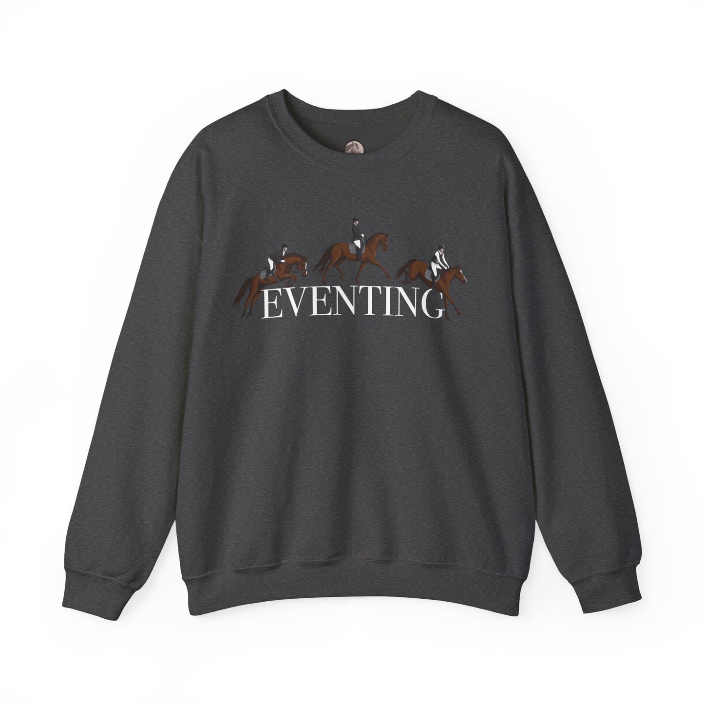 Eventing  Crewneck Sweatshirt - Graphic three discipline design