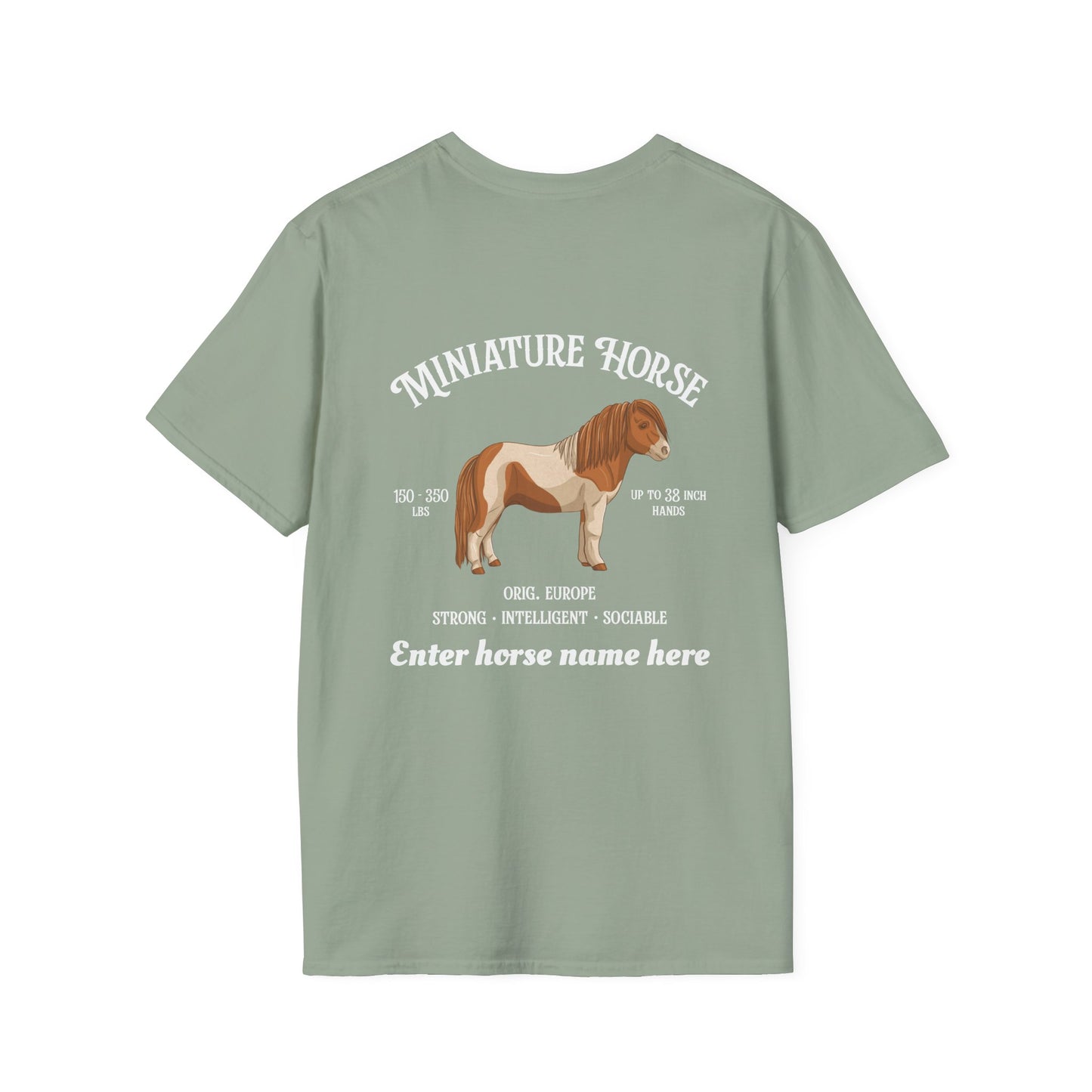 Miniature Horse T-Shirt — Personalized Tee
