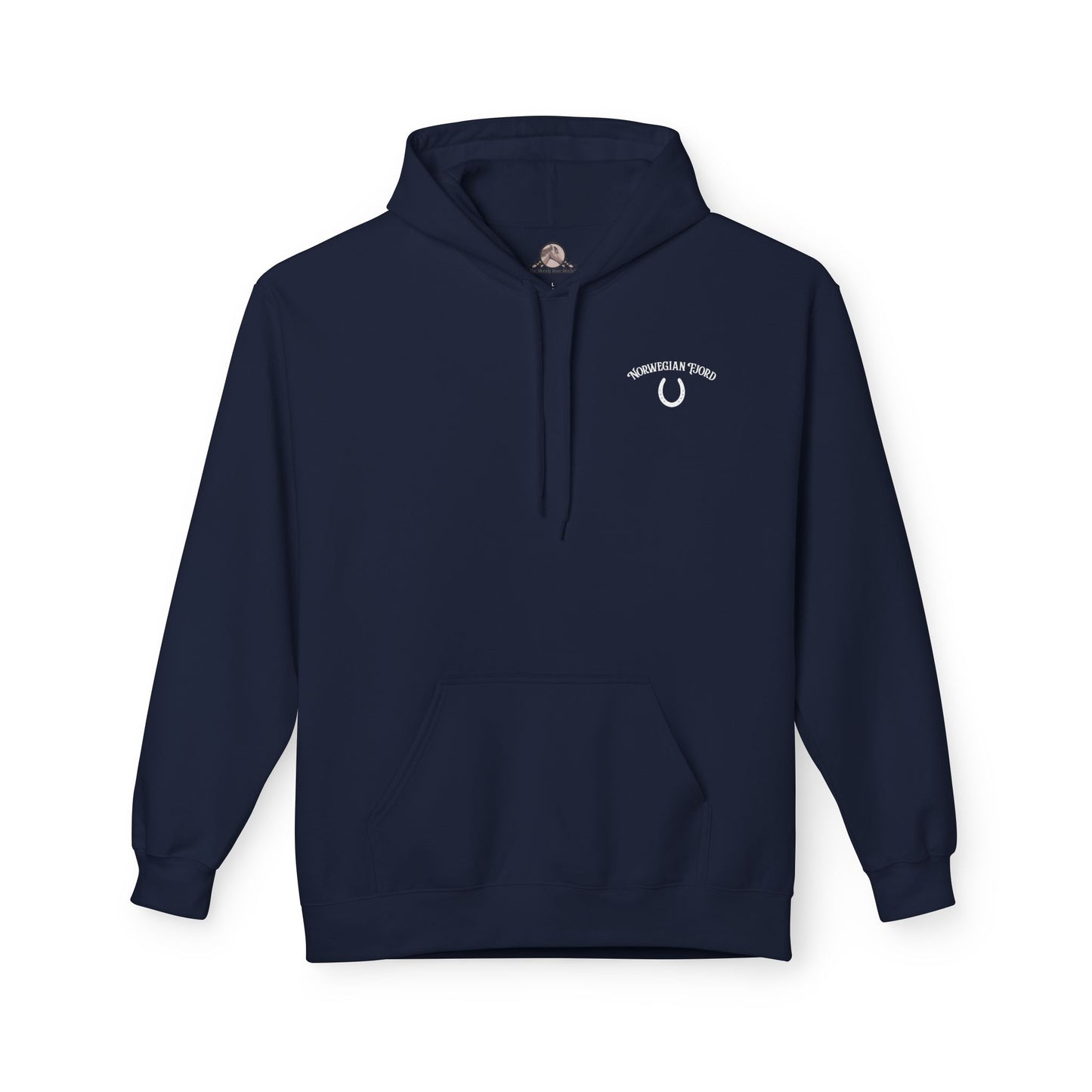 Norwegian Fjord Horse Hoodie — Custom Name, Breed Info Equestrian Pullover