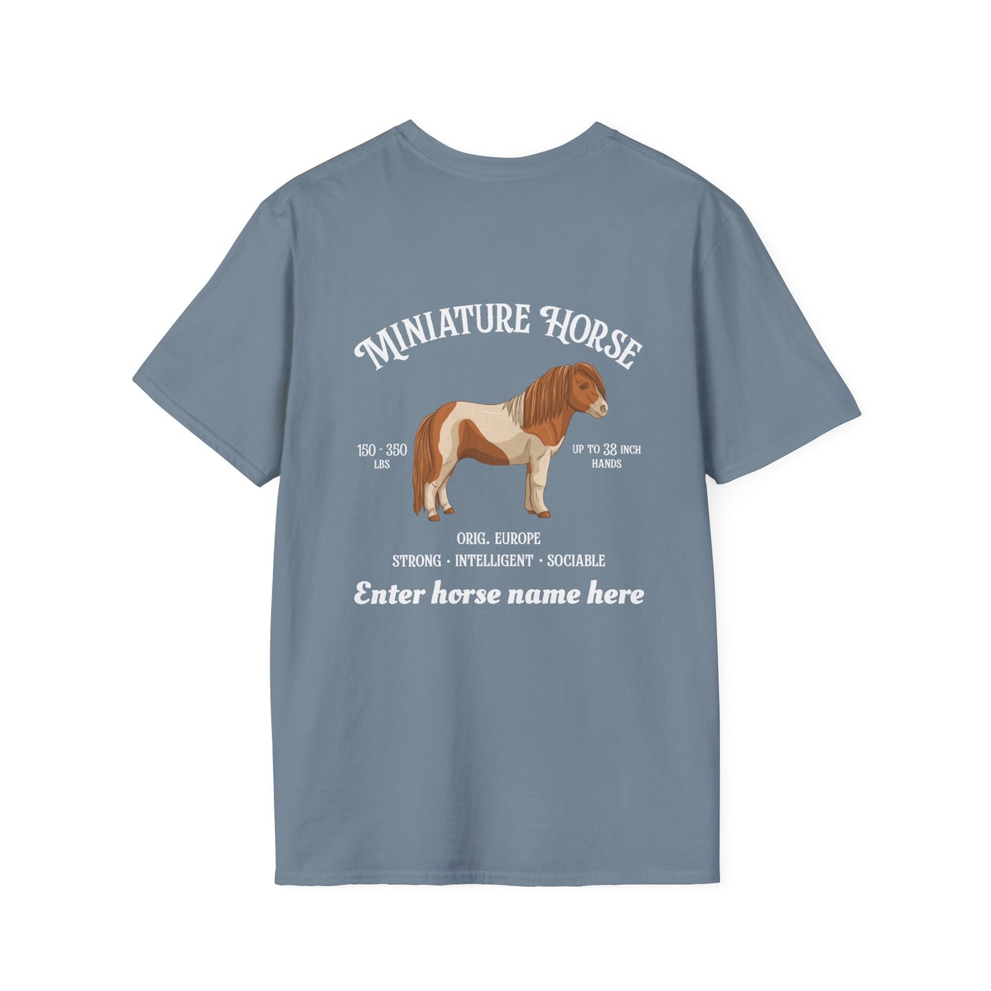 Miniature Horse T-Shirt — Personalized Tee