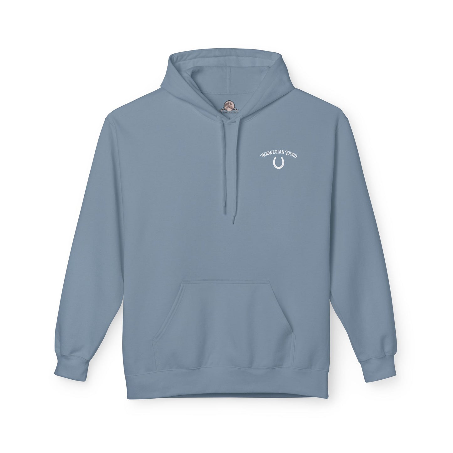 Norwegian Fjord Horse Hoodie — Custom Name, Breed Info Equestrian Pullover