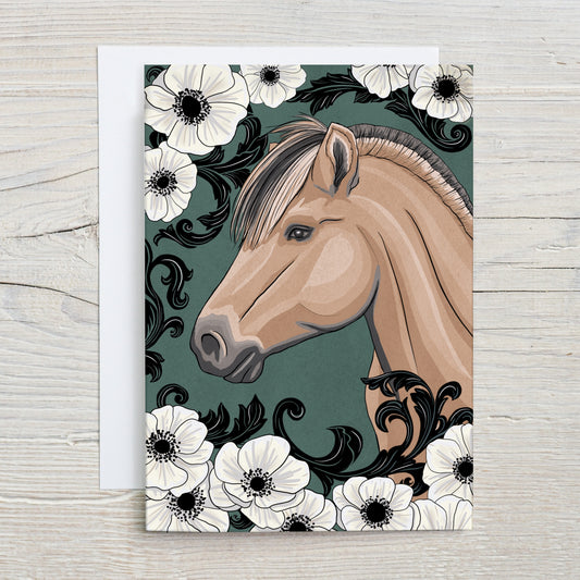 Fjord Poppy Greeting Card