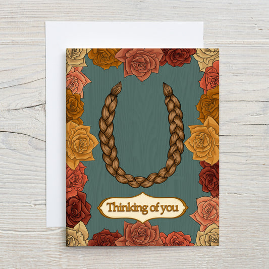 "Thinking of you" Sympathy Greeting Card