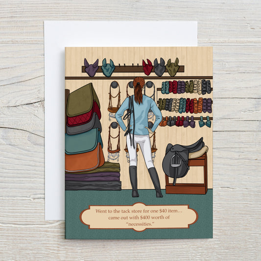 Tack Store Greeting Card