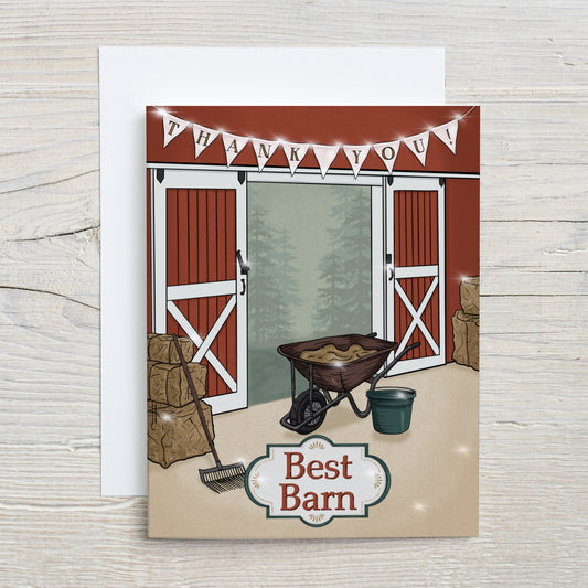 Best Barn Greeting Card