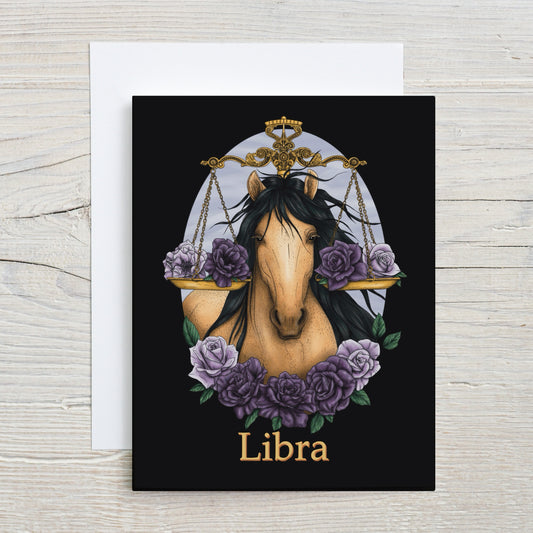 "Libra" Greeting Card