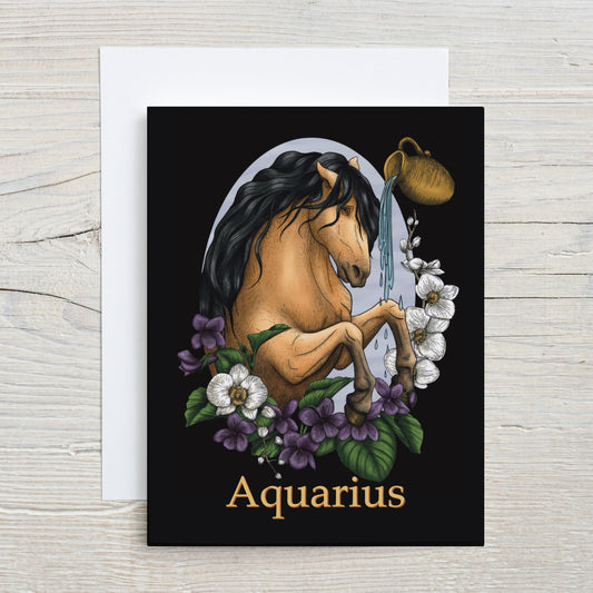 "Aquarius" Greeting Card
