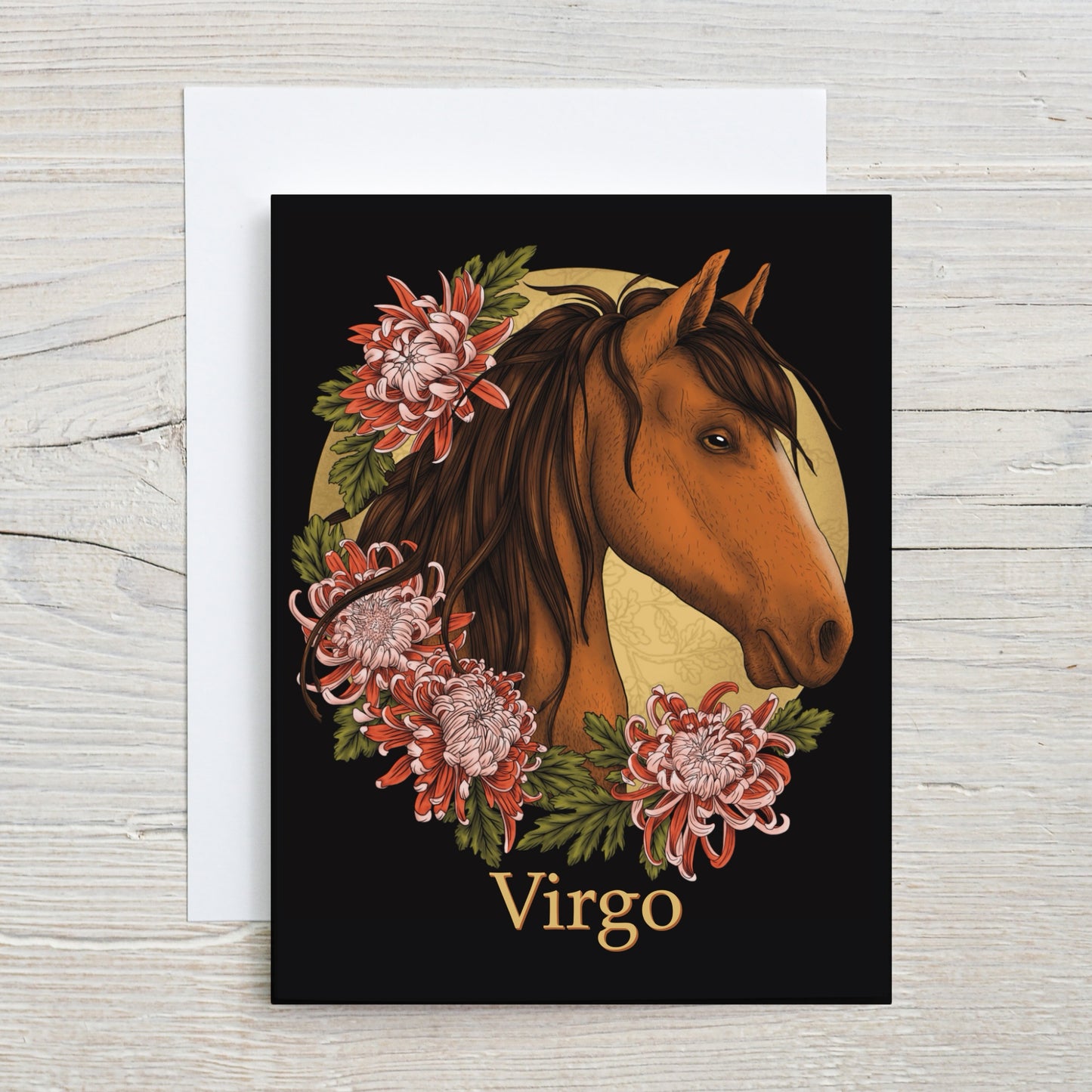 "Virgo" Greeting Card