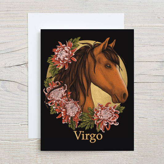 "Virgo" Greeting Card