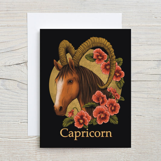 "Capricorn" Greeting Card