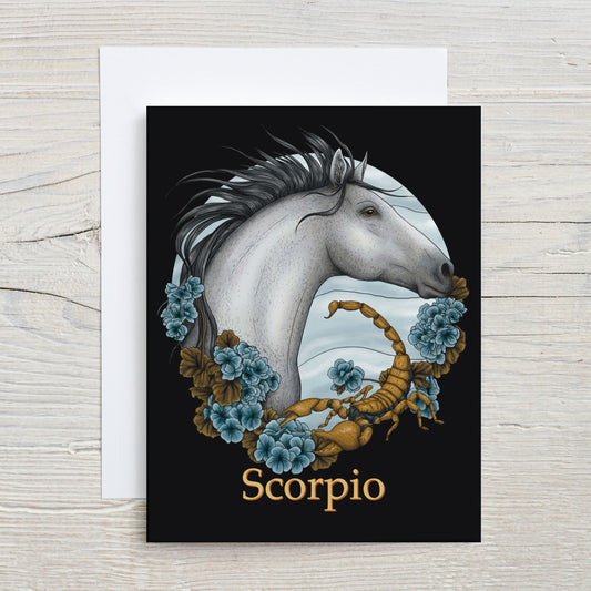 "Scorpio" Greeting Card