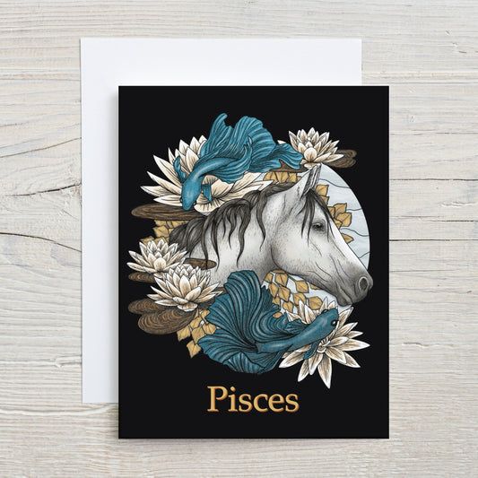 "Pisces" Greeting Card