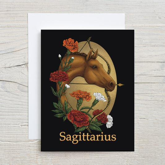 "Sagittarius" Greeting Card