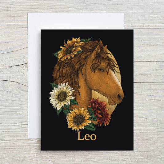 "Leo" Greeting Card