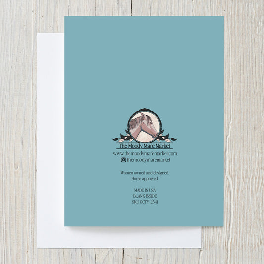 Thank you for horse sitting Greeting Card